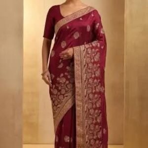 Premium Star Georgette Embroidery Saree
