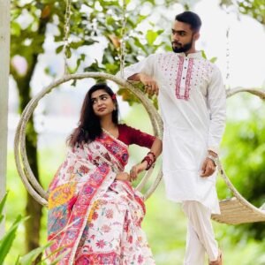 ধুপিয়ান সিল্ক কাপল সেট